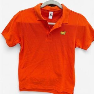 Masters Bright Orange Kids Polo Shirt